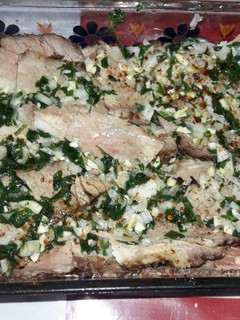 Una foto de Carne a la vinagreta