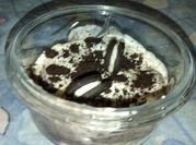 Una foto de postre oreo microondas