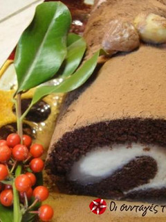 A picture of Chestnut and Whipped Cream Log.