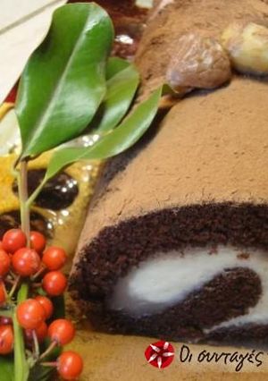 A picture of Chestnut and Whipped Cream Log.