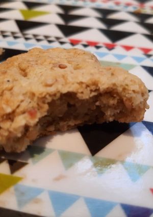 Una foto de Bizcochitos de sésamo y queso