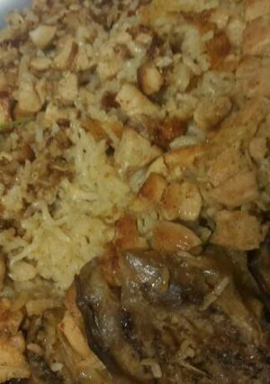 صورة لوصفة مقلوبة باذنجان🤗