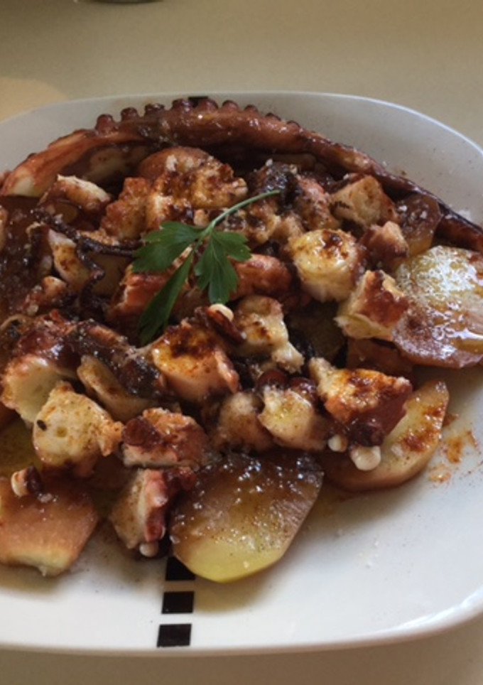 Una foto de Pulpo en olla express