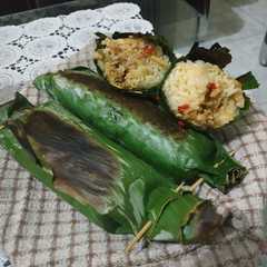 รูปของ Nasi Bakar Ayam Suwir Gampang Buatnya