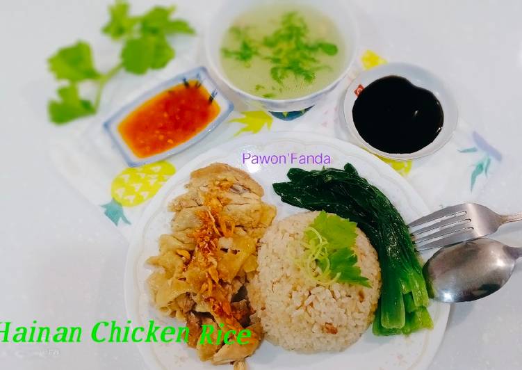 Cara Membuat Hainan Chicken Rice/Nasi Ayam Rice Coocker Enak dan Antiribet