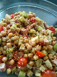Une photo de Salade de pois chiches