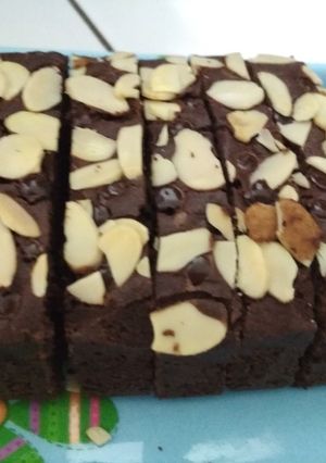 Foto resep Brownies almond chocochips