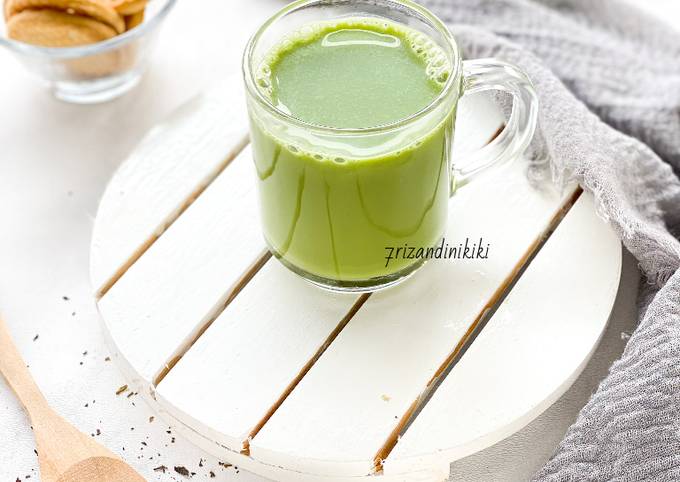 Cara Membuat Hot thai green tea Enak
