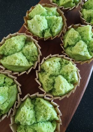 Foto resep Bolu kukus pandan