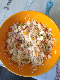 Una foto de Ensalada de arroz