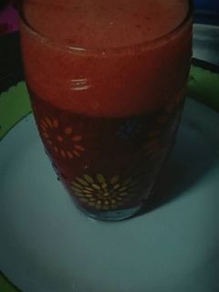 صورة لوصفة عصير فراوله