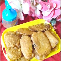 A picture of Jumbo patato Pakoray.