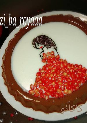 عکسی از دستور دسر شیر کاکائو