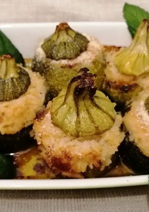 Foto di Cestini di zucchine ripieni di riso👩‍🌾