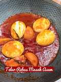 👩‍🍳Telur Rebus Masak Asam