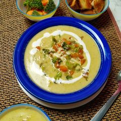 A picture of Creamy Broccoli Soup.