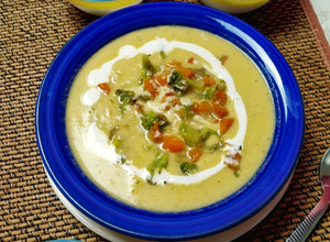 A picture of Creamy Broccoli Soup.