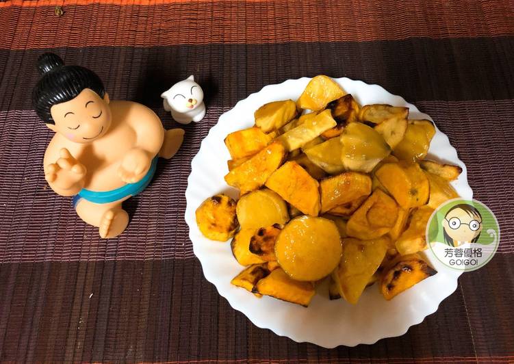 拔絲地瓜~水波爐料理