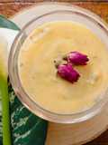 Rabdi (Rabri)🌹🇮🇳 Natilla india de pistachos, cardamomo y agua de rosas