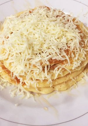 Foto resep Pancake pondan keju