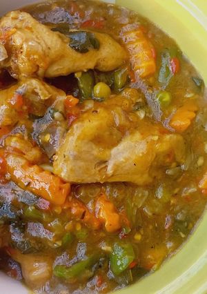 Coconut chicken wings sauce ainihin hoton girkin