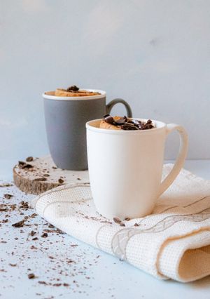 Foto de Bolo de caneca com pepitas de chocolate