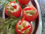 Tomates rellenos de arroz