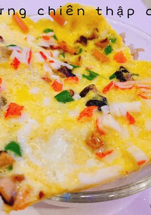 Hình của món Trứng chiên thập cẩm.