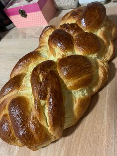 Vajas fonott kalács recept fotója