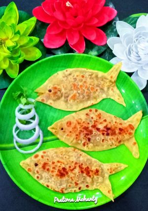A picture of Fish Paratha.