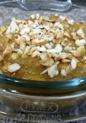 A picture of Chaney ki daal ka halwa.