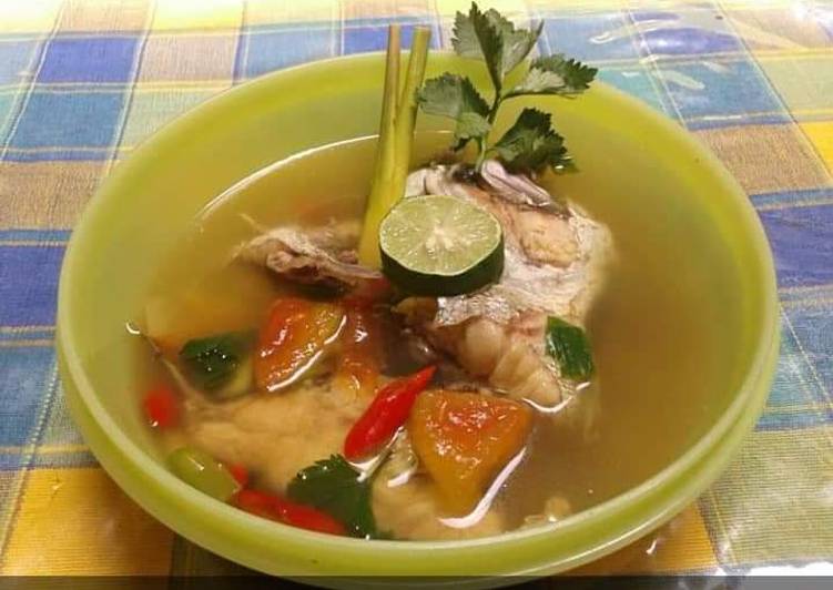 Sup ikan kakap/nila/gurame