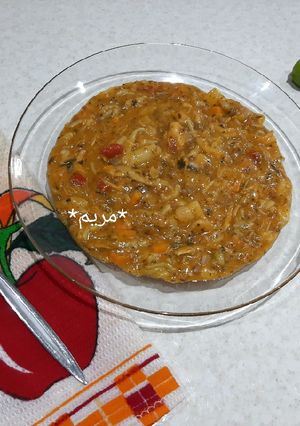 عکسی از دستور سوپ مرغ