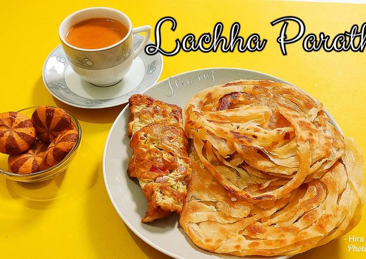 Recipe of Perfect Lachha paratha With Spicy Egg: