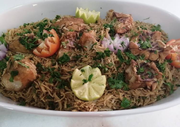 أرز صياديه بالسمك