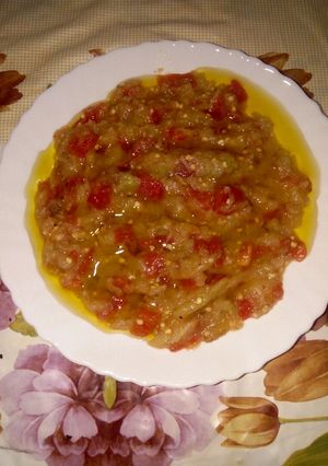 صورة لوصفة باذنجال بالطماطم