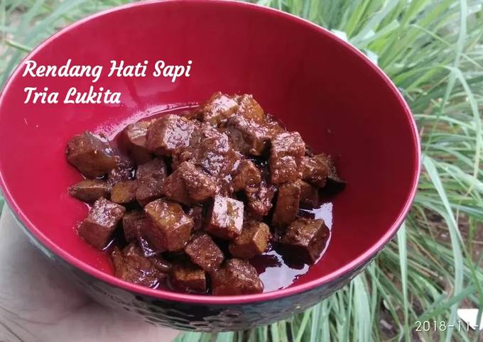 Anti Ribet, Bikin Rendang Hati Sapi Special Sunday Menu Enak