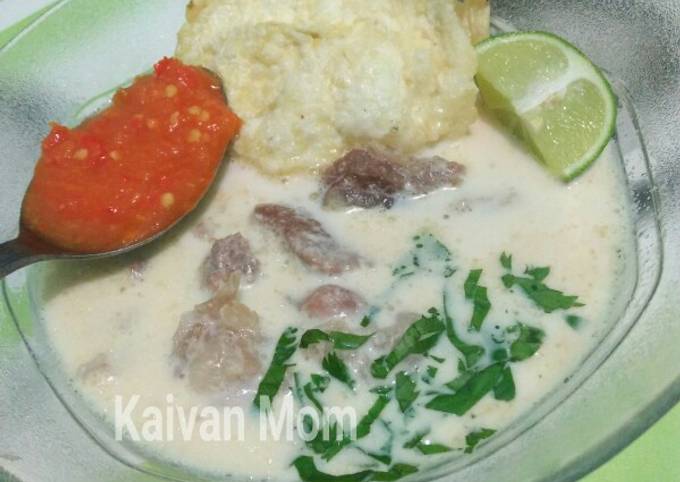 Soto betawi kuah susu