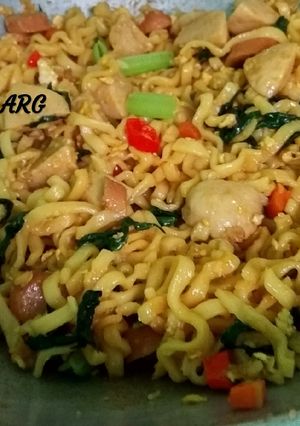 Foto resep Mie telor campur campur