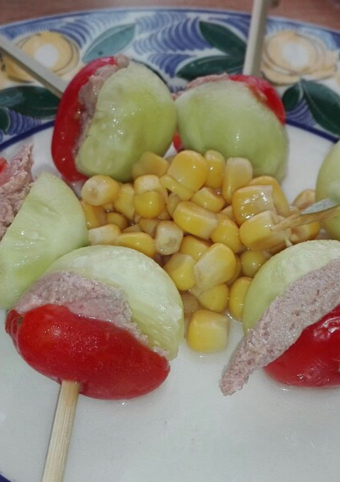 Una foto de Pincho de pepino