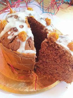 Una foto de Pan Dulce Navideño con Harina Leudante y Chocolate