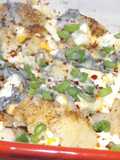 Coliflor horneado al pimentón con queso picante