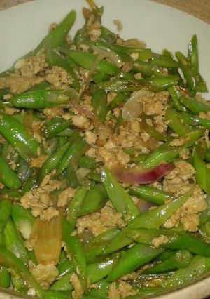Foto resep Buncis orak arik ayam