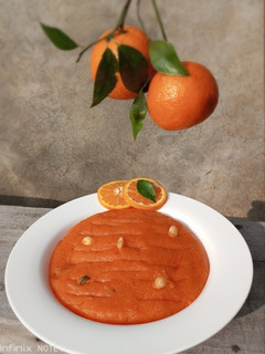 A picture of Orange Halwa🤤🍊🧡.