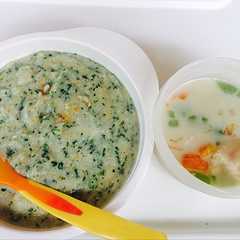 รูปของ Sup Dori Tofu+Tim Bayam Tempe- MPASI