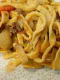 Tallarines caseros a la carbonara