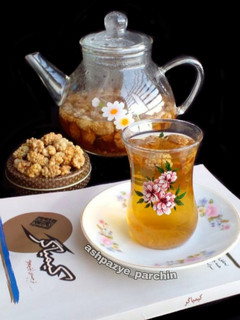 عکسی از دستور دمنوش خرما و توت سفید خشک 🌸
