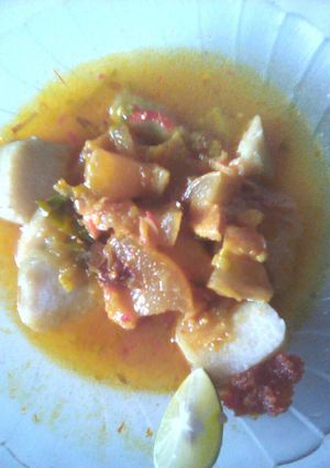 Foto resep Lontong kikil perdana