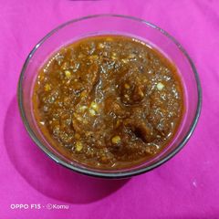 A picture of Chutney for momos.