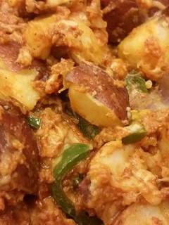 A picture of Chorizo Home Fries.